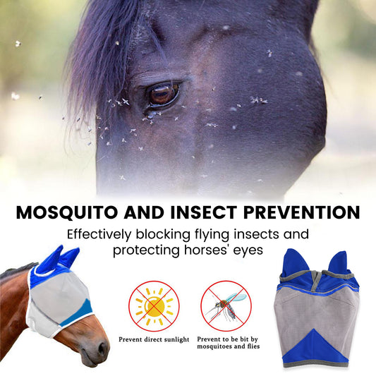 RS Premium Horse Fly Mask With Ears